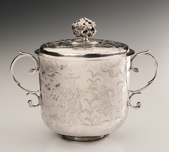 Two-Handled Cup and Cover Slider Image 4